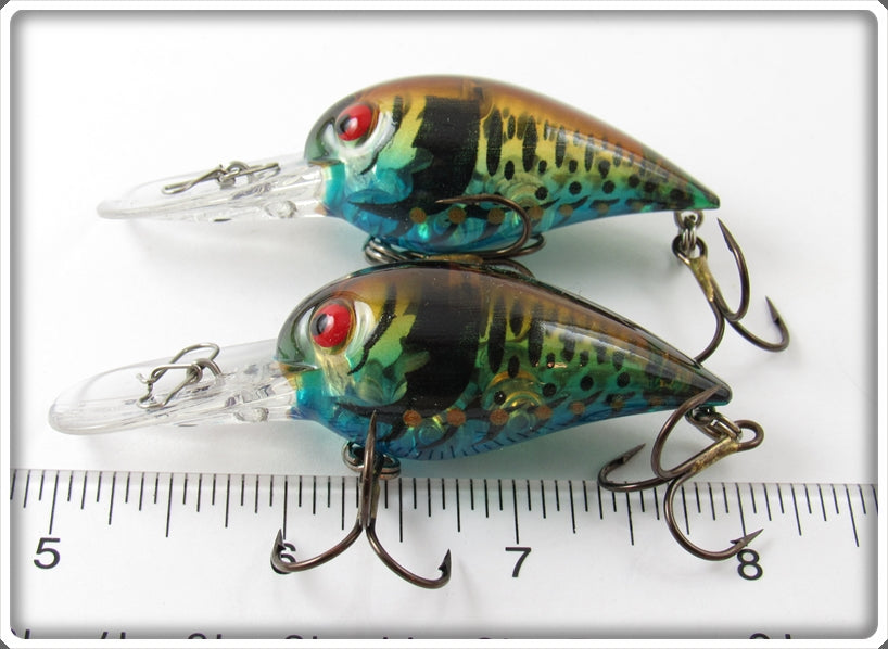 Storm Phantom Green Blue Craw Wiggle Wart Lure Pair For Sale