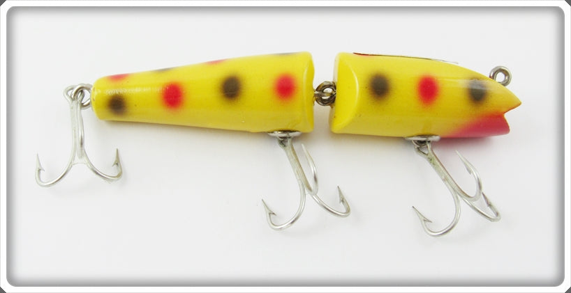 Vintage Creek Chub Midget Darter Fishing Lure, Yellow Spotted, Small Dots -  Catania Gomme S.r.l.