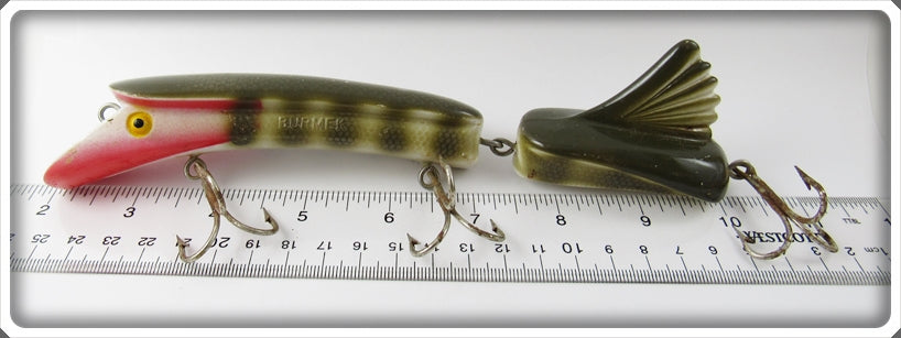 burmeck fishing lures Vintage Tony Burmek Perch Scale Musky Lure For Sale