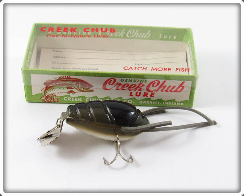 Vintage Creek Chub Natural Crab Cray Z Fish Lure In Box For Sale