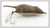 Vintage P & K Pachner & Koller Brown Swimming Mouse Lure