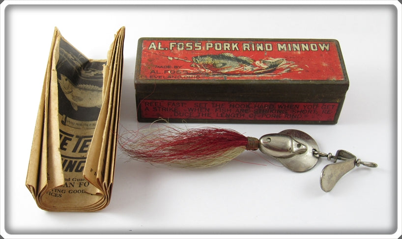Vintage Al Foss Shimmy Wiggler No 5 Lure In Tin For Sale