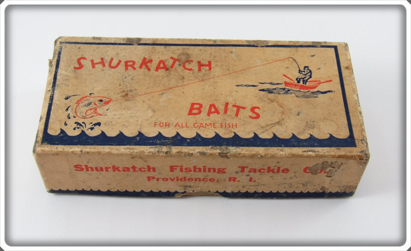 Vintage Shurkatch Fishing Tackle Empty Lure Box For Sale
