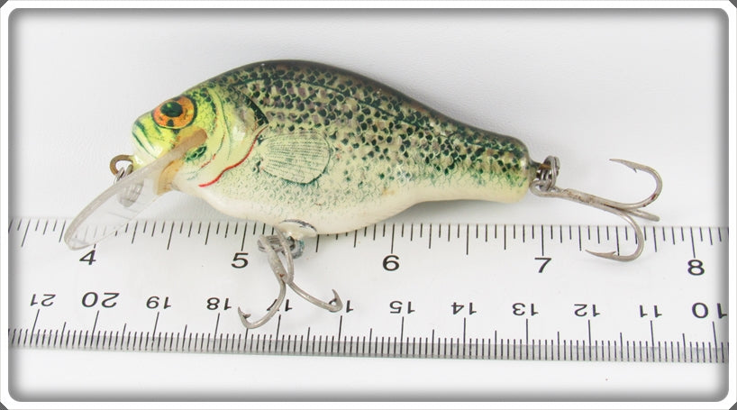 Vintage Bagley Crappie On White Small Fry Crappie Lure For Sale