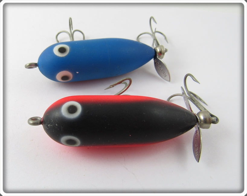 Heddon Color C'lector Tiny Torpedo Pair: Blue & Red For Sale