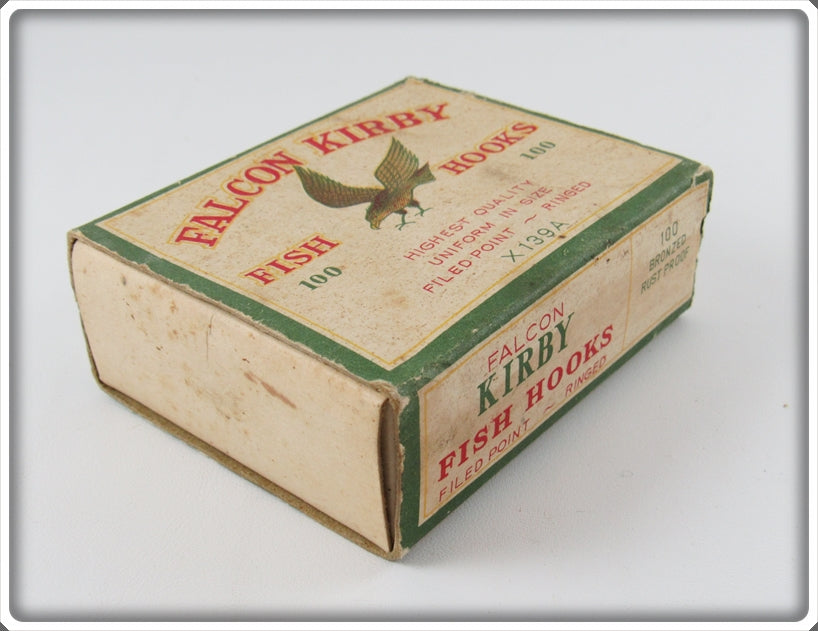 falcon box fishing Vintage Falcon Kirby Fish Hooks In Box For Sale