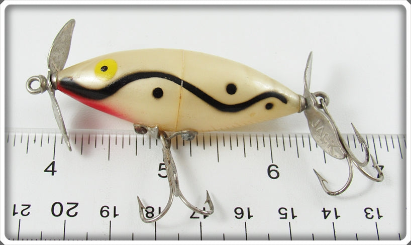 Tackle Industries White Black Snakeline Skip Jack Lure For Sale