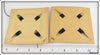 B.F. Gladding & Co Cane Pole Line Pair On Cards