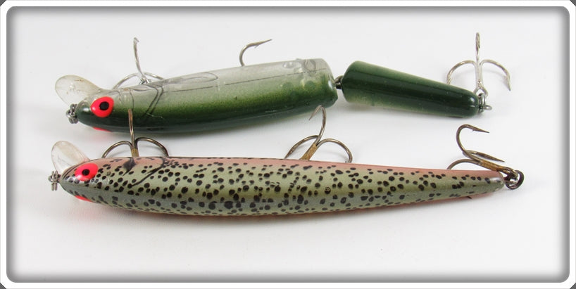 Bomber Rainbow Trout & Green Long A Lure Pair For Sale | Lure Lagoon