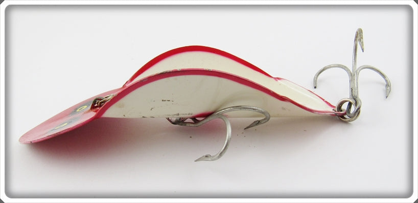 buck perry fishing lures Vintage Buck Perry Red & White Spoonplug Lure For Sale