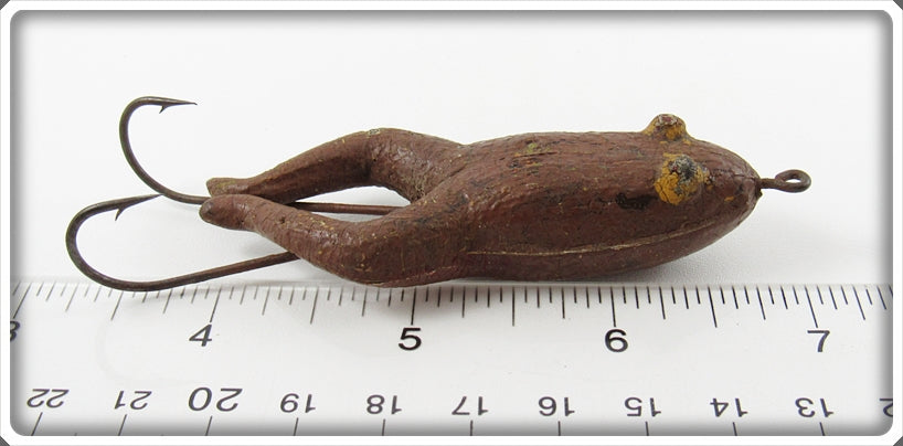 Vintage Pflueger Fisherman Repainted Conrad Frog Lure For Sale