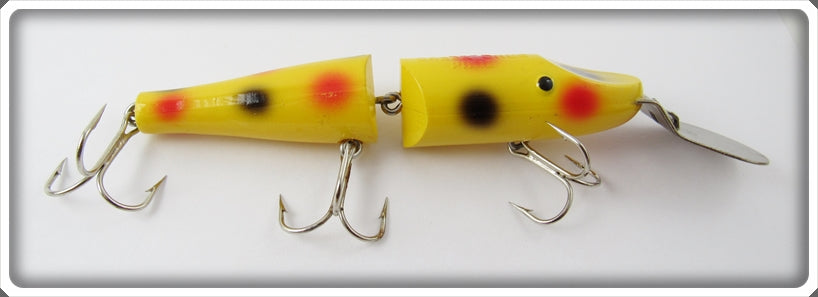 Creek Chub Yellow Spotted Jointed Pikie Lure 2614 For Sale