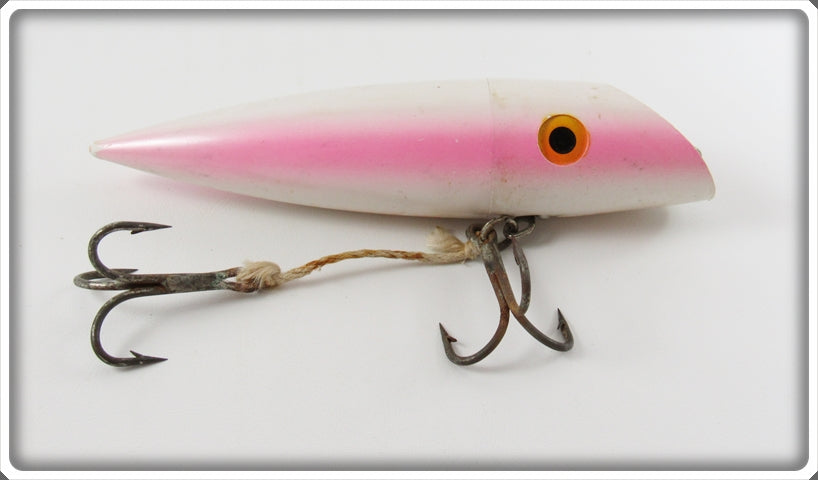 Vintage Wee Pearl Pink Luck Louie Fishing Lure 