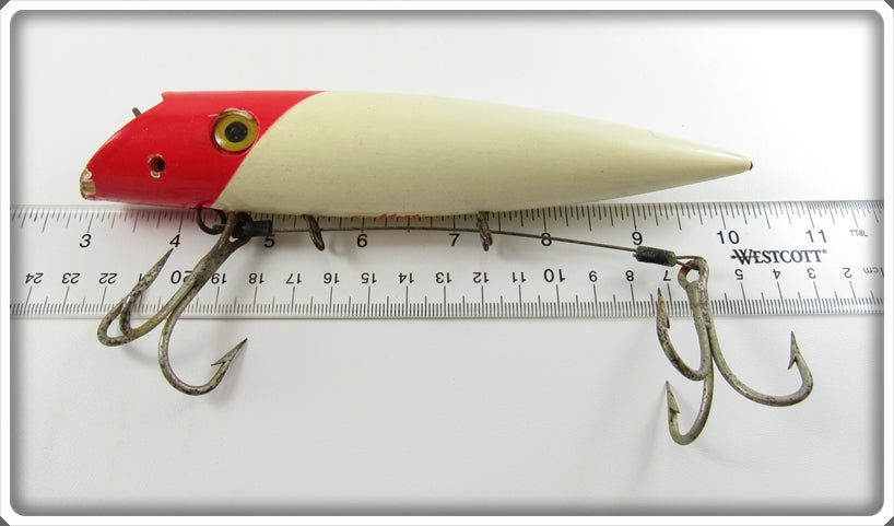 Vintage Martin White Red Head 7KS-1 Salmon Plug In Box For Sale | Lure Lagoon Vintage Martin White Red Head 7KS-1 Salmon Plug In Box For Sale | Lure Lagoon