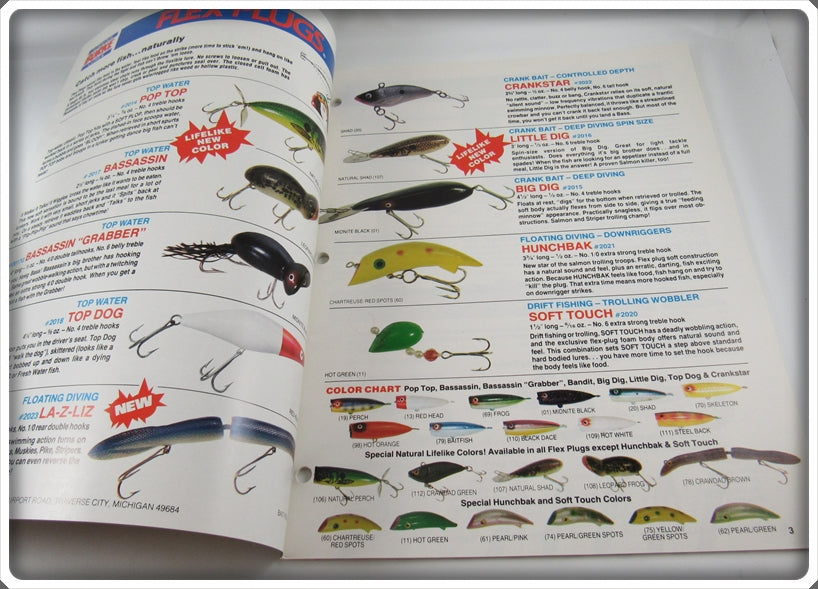 burke fishing lure Vintage 1984 Burke Fishing Lures Catalog For Sale