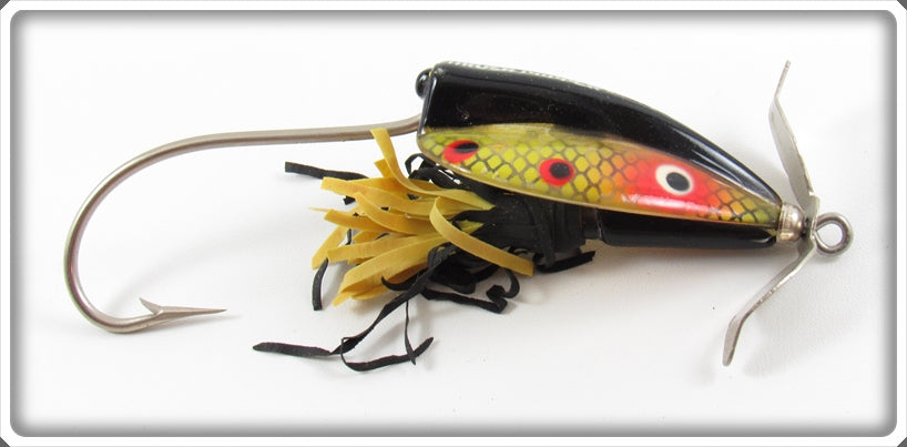 brush popper fishing lures Vintage Heddon Cream Dace Brush Popper Lure In Box For Sale