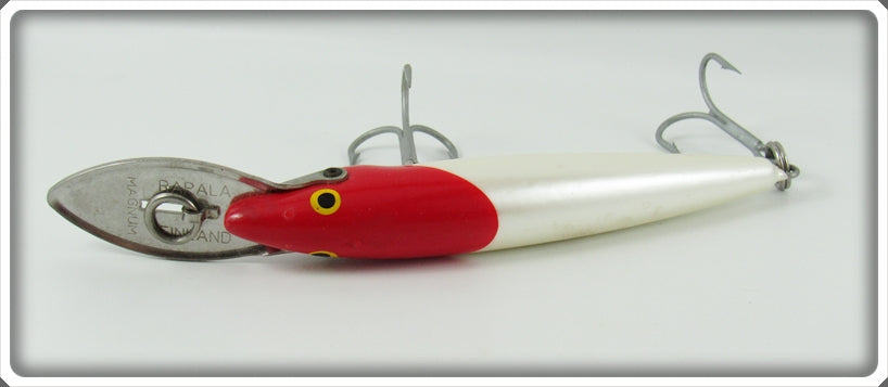 Vintage Rapala Red & White Magnum Lure For Sale