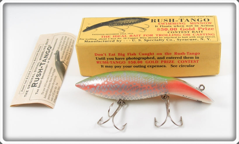 B.A.S.S. 2000 Limited Edition Rush Tango Lure In Box For Sale
