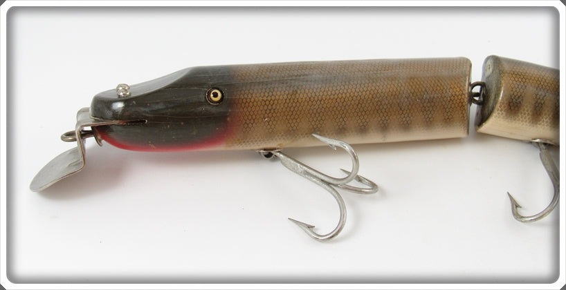 Vintage Creek Chub Pikie Scale Giant Jointed Pikie Lure For Sale