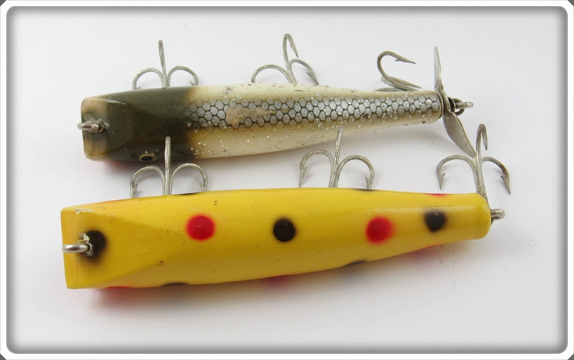Vintage Creek Chub Midget Darter Fishing Lure, Yellow Spotted, Small Dots -  Catania Gomme S.r.l.