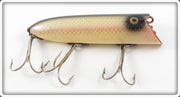 Vintage Heddon Shiner Scale Wood Basser Spook Lure