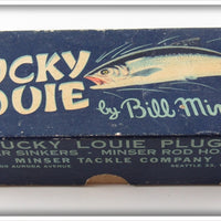 Vintage Lucky Louie Chinook Squid Salmon Plug Empty Box 