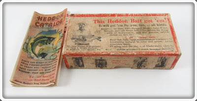 Vintage Heddon Dace River Runt Spook Floater Empty Brush Box