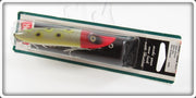 Vintage Heddon Red Head Frog Scale Lipless Vamp Spook Lure On Card
