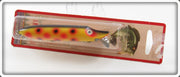 Vintage Heddon Spotted Orange Vamp Spook Lure On Card