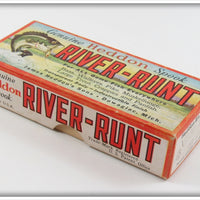 Heddon Red & White Shore Jointed Sinking River Runt Empty Box