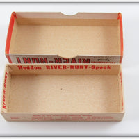 Heddon Red & White Shore Jointed Sinking River Runt Empty Box