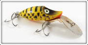 Vintage Heddon Yellow Coachdog Tiny Deep Dive Runt Lure