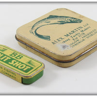 Alex Martin Ltd & Houston Fishing Tackle Co Split Shot Tin Pair