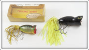 Arbogast Spinning Jitterbug In Box & Black Jitterbug Lure Pair