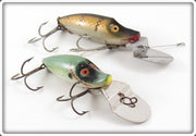 Heddon Pike Scale Go Deeper River Runt & Green Shad Deep Dive River Runt