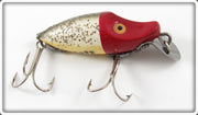 Vintage Heddon Red Head Flitter Midget River Runt Lure
