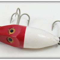 Heddon Red Head White Early Midget River Runt