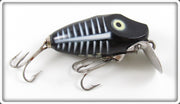 Vintage Heddon Black Shore Midgit Digit Lure