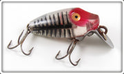 Vintage Heddon Silver Shore Midgit Digit Lure