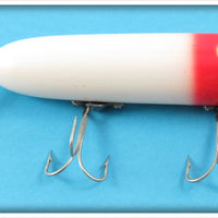 Vintage Heddon Red Head White Lucky 13 Lure