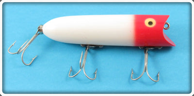 Vintage Heddon Red Head White Lucky 13 Lure