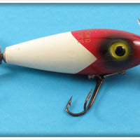 Vintage South Bend Red Arrowhead White Spin I Diddee Lure