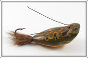 Vintage Heddon Frog Weedless Widow Lure