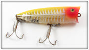 Vintage Heddon Yellow Shore Chugger Lure