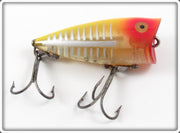 Vintage Heddon Yellow Shore Chugger Jr Lure