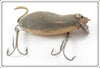 Vintage Heddon Grey Meadow Mouse Lure