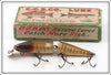 Vintage Creek Chub Pikie Scale Jointed Pikie Lure In Box 2600