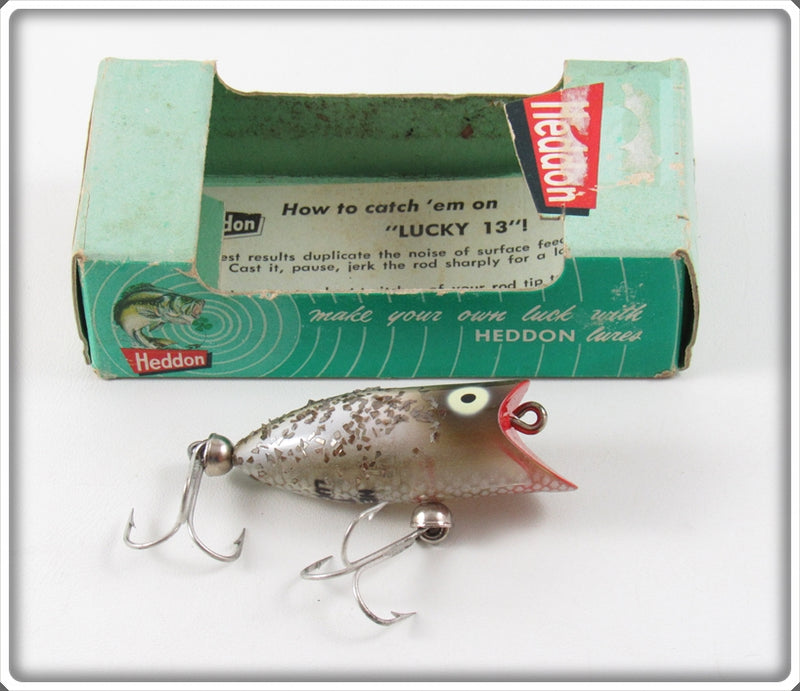 antique baby duck fishing lure Vintage Heddon Silver Flitter Lucky 13 In Box For Sale Phone Model:Samsung Galaxy S23 Ultra Necessities Abu Garcia Zenon LTX calling in predator fish