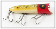 Vintage Heddon Red Head Frog Scale Lucky 13 Lure