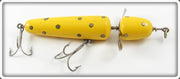 Vintage Pflueger Yellow Gold Spots Musky Globe Lure